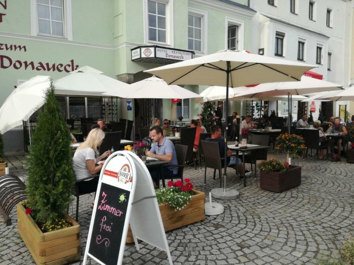 Hotel-Restaurant Zum Donaueck Mauthausen Exterior foto